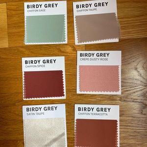 Birdy grey swatches